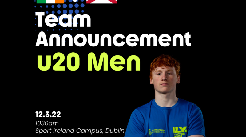 Loughrea's Ciagan Davoren captains Irish Volleyball team in the upcoming U20 International