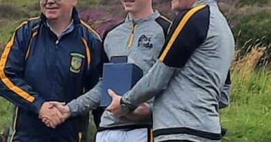 Killian Fallon Loughrea third in the U16 2022's GAA All Ireland Hurling Poc Fada Final