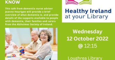 Loughrea Library dementia talk