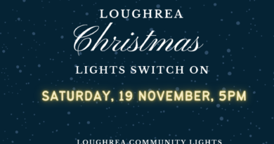 Loughrea Christmas lights switch on date confirmed