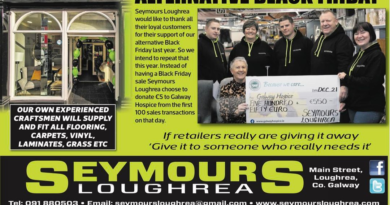 Seymours Loughrea announce Alternative Black Friday