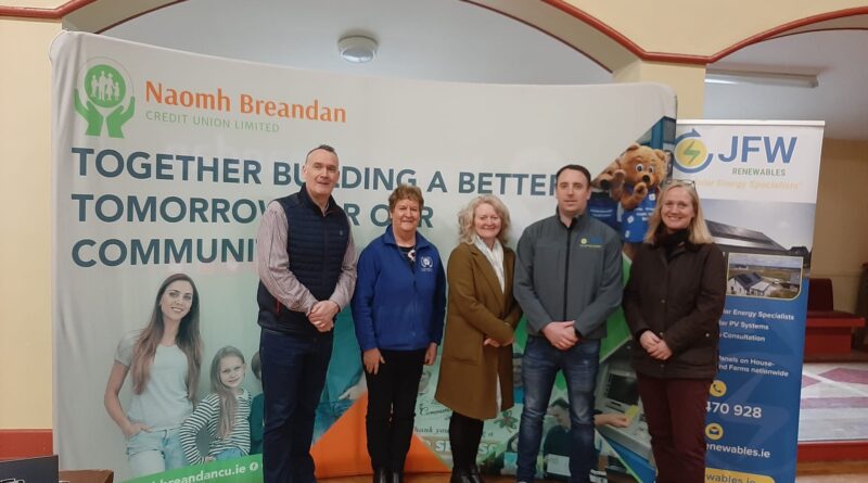 First Naomh Breandain CU and Sustainable Energy West SEAI Home Energy Grants and Solar PV Information Event