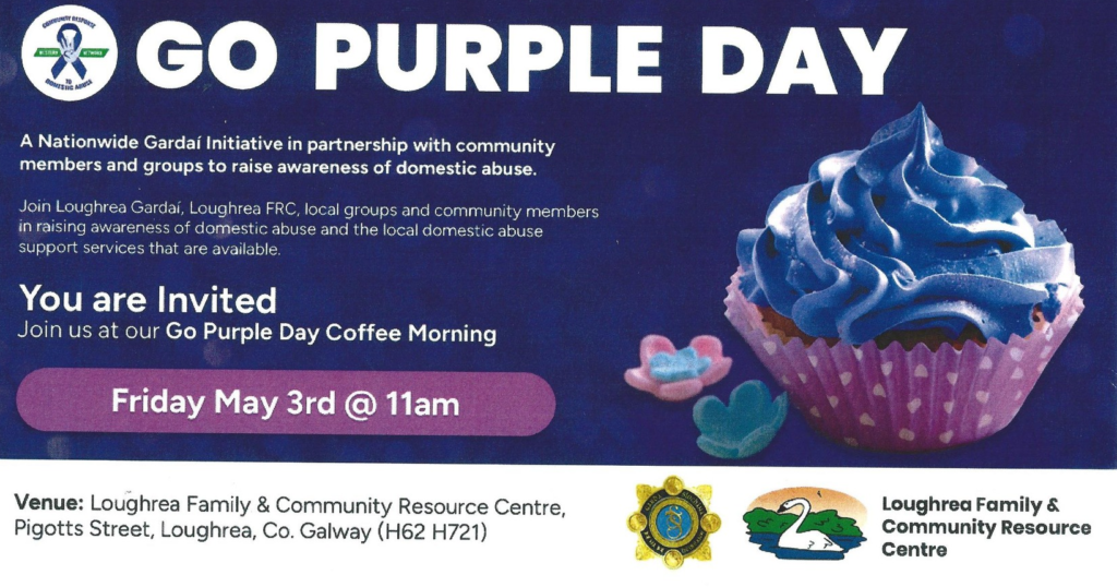 Go Purple Day Coffee Morning Loughrea