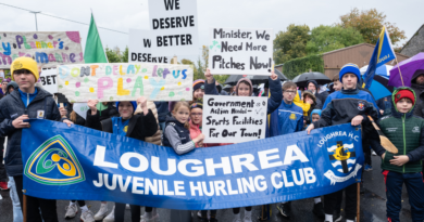 We Deserve Better: Over 1,000 Protest in Loughrea Demanding New Sports Facilities