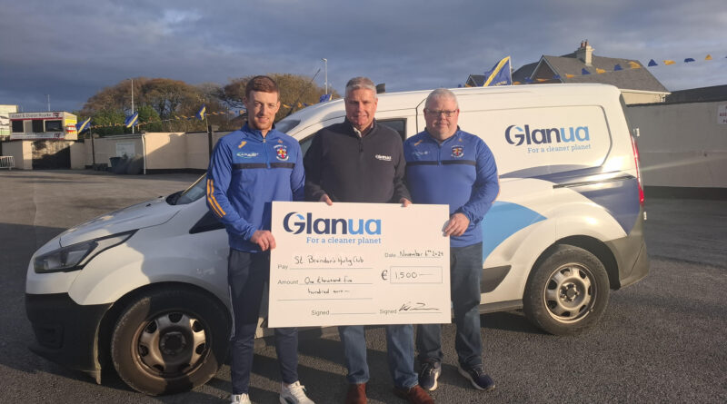 Glanua donates to Loughrea and Cappataggle Hurling Clubs ahead of Sunday's County Senior Hurling Final