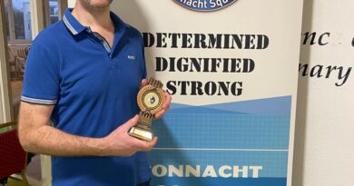 Loughrea Squash Club’s Colin McEoin Triumphs at Connacht Senior Open